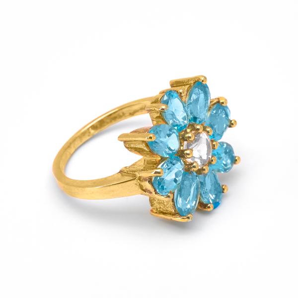 Silver Ring topaze Ariana